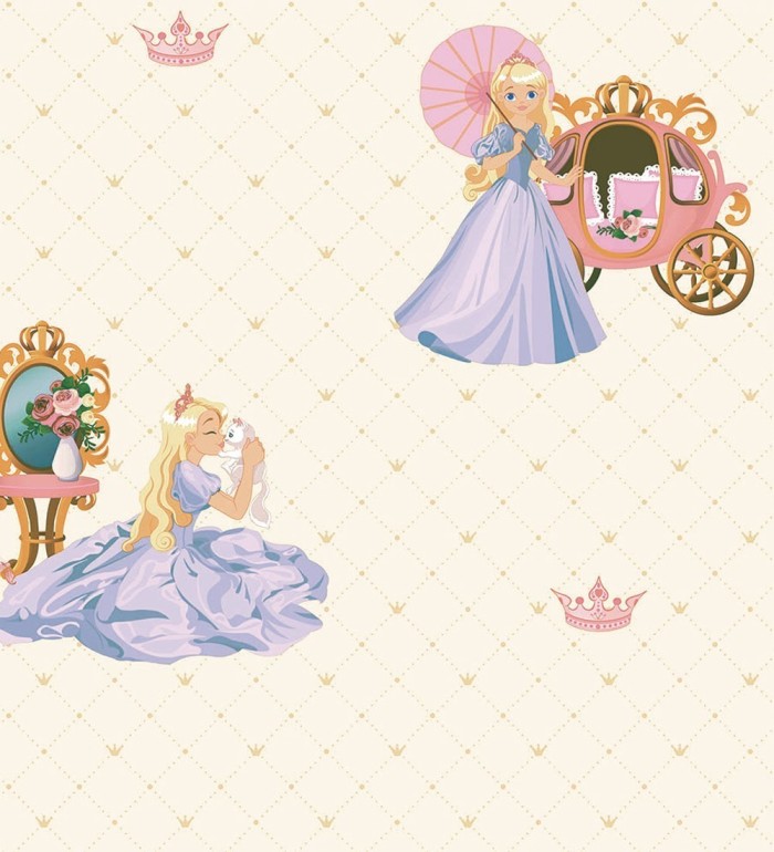 Papel pintado de princesas y corazones - Princess Palace 681493