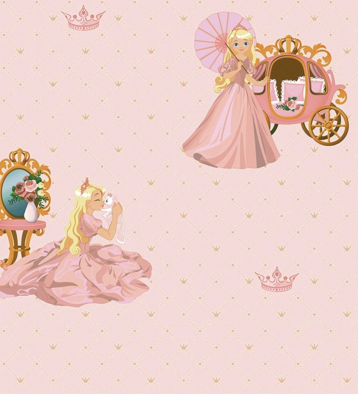 Papel pintado de princesas y corazones - Princess Palace 681494