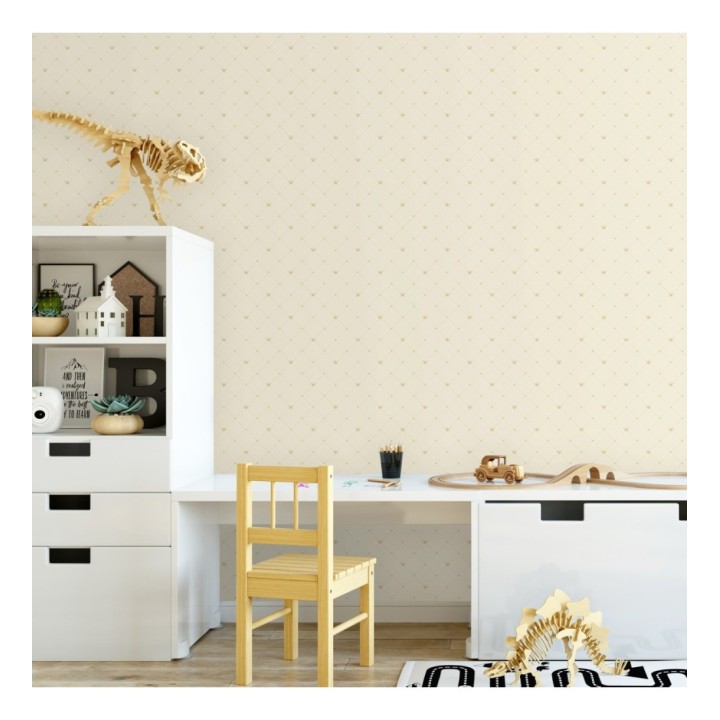 Papel pintado de corazones y puntitos - Princess Dots 681495