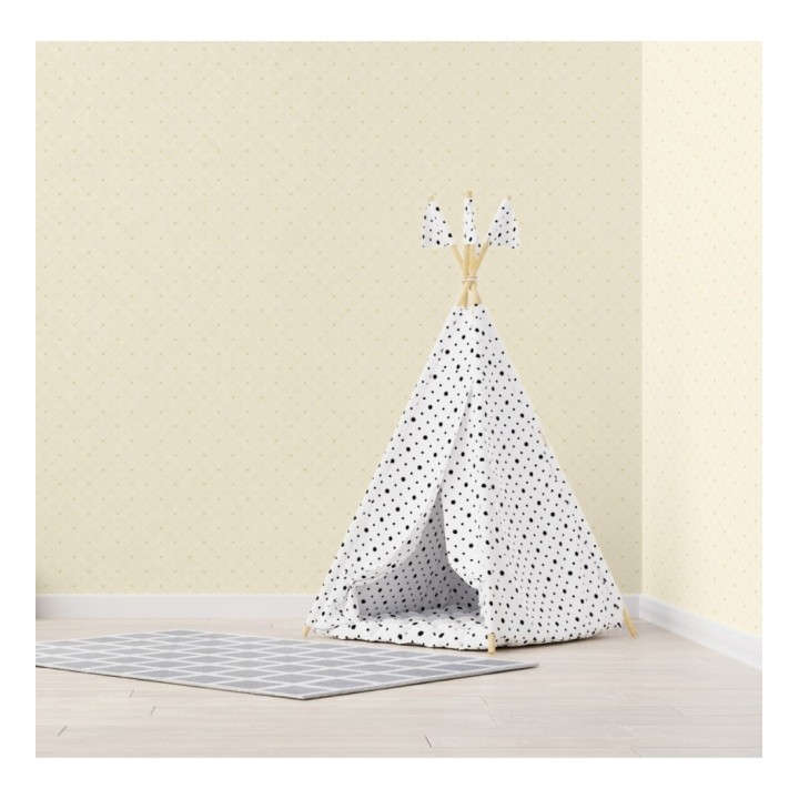 Papel pintado de corazones y puntitos - Princess Dots 681495