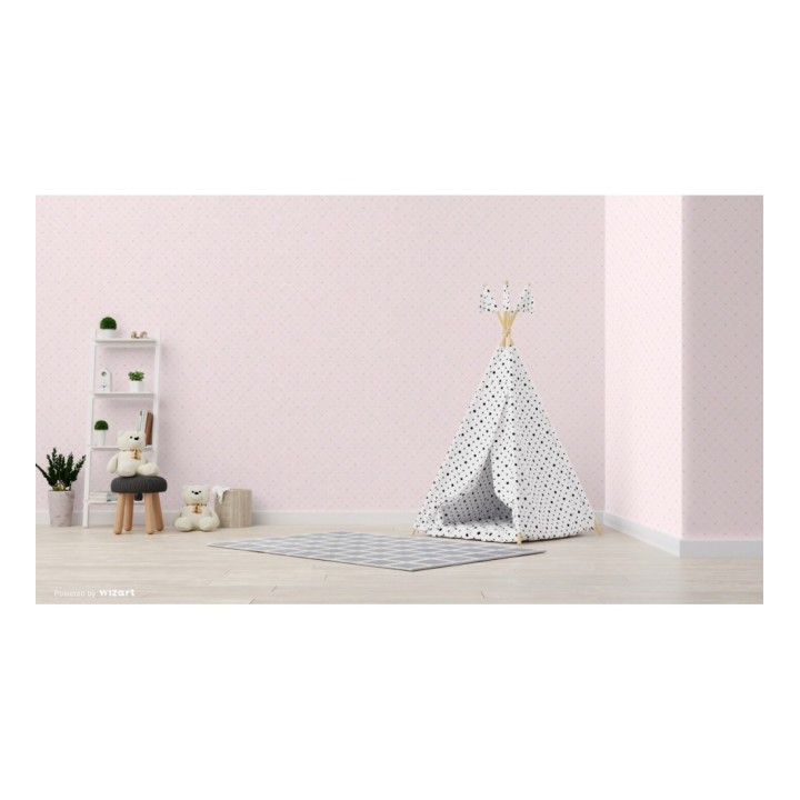 Papel pintado de corazones y puntitos - Princess Dots 681496