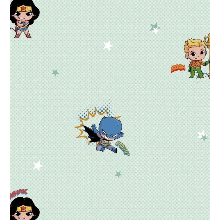 Papel pintado de super héroes bebes Batman Robin SuperGirl - Baby Heroes 681498