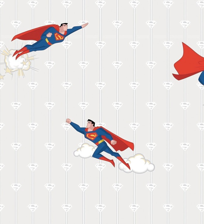 Papel pintado de rayas con Superman - Clark Flight 681502