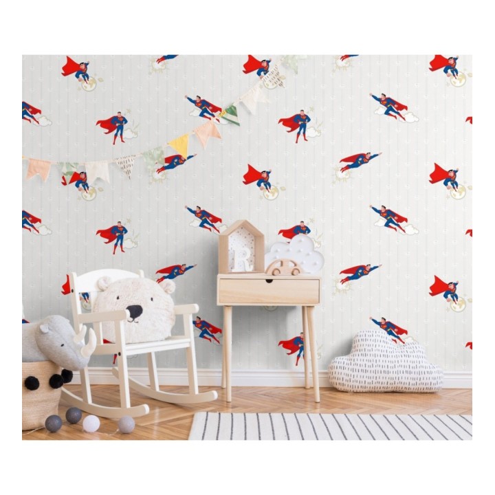 Papel pintado de rayas con Superman - Clark Flight 681502