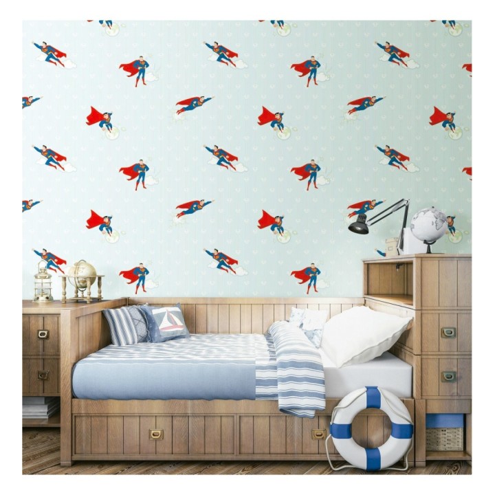 Papel pintado de rayas con Superman - Clark Flight 681503