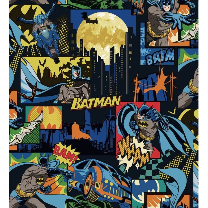 Papel pintado comic de Batman en color - Gotham Hero 681506