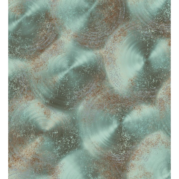 Papel pintado moderno discos metalizados - Modern Rings 121299