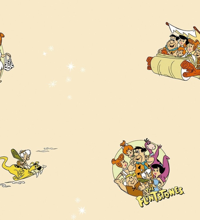 Papel pintado dibujos de los Picapiedra - Flintstones Tribe 681518