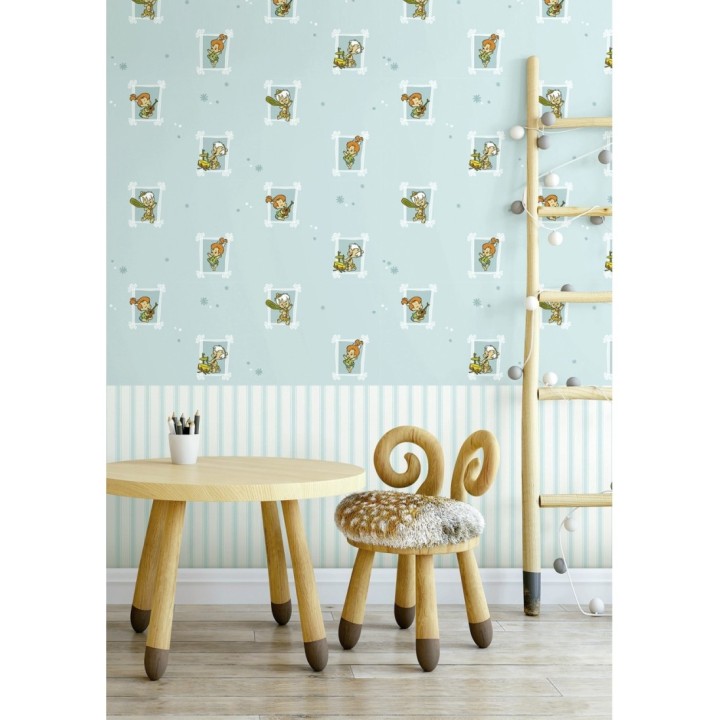 Papel pintado Pebbles y Bam Bam - Flintstones Baby 681519