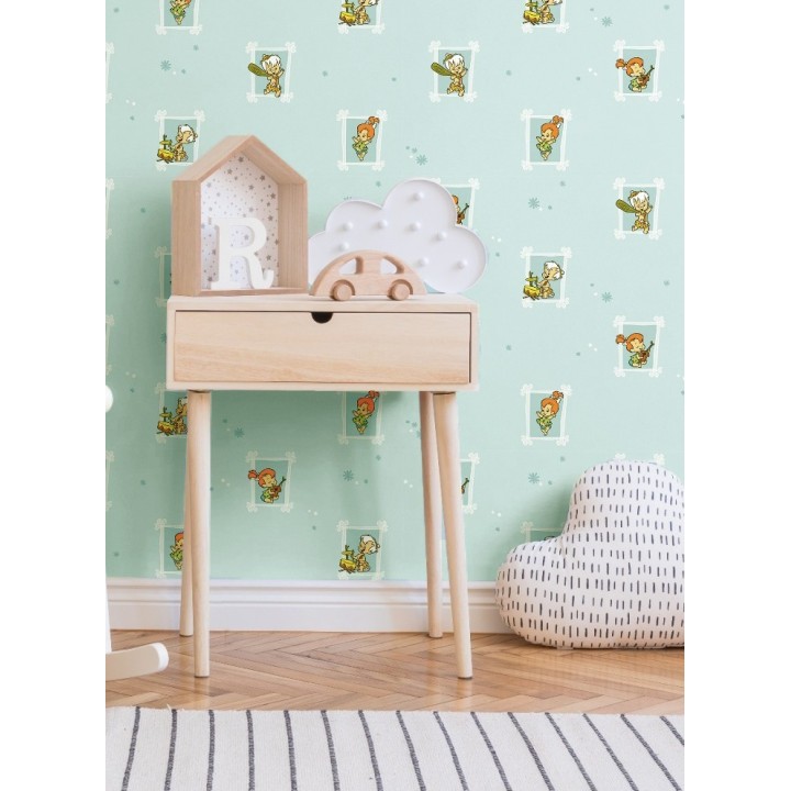 Papel pintado Pebbles y Bam Bam - Flintstones Baby 681519