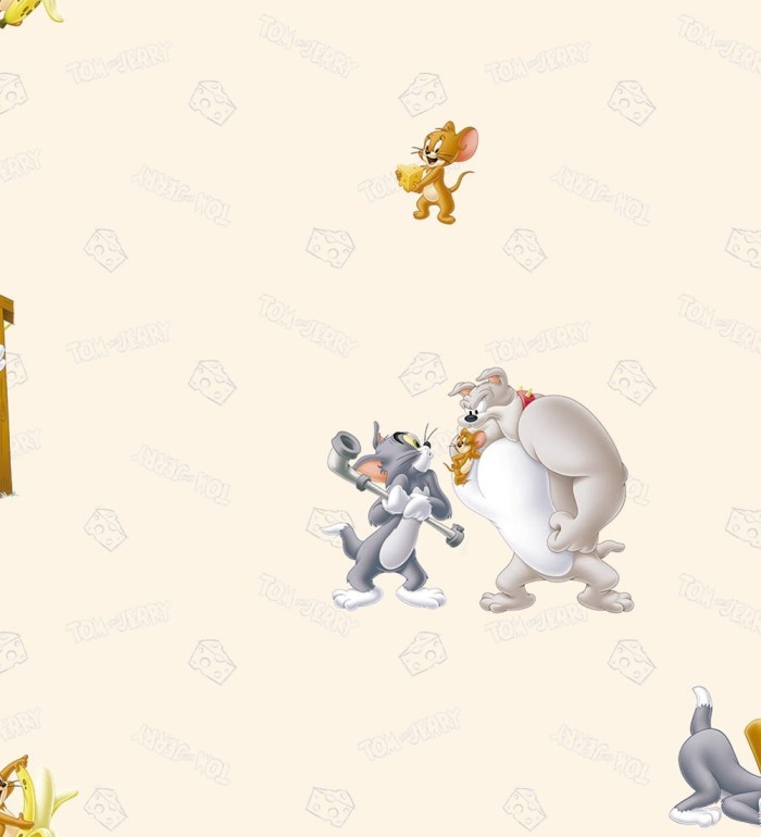 Papel pintado Tom y Jerry - Jerry Friends 681521