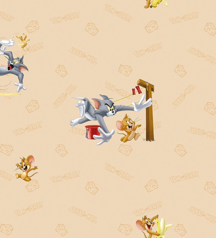 Papel pintado Tom y Jerry - Jerry Friends 681522