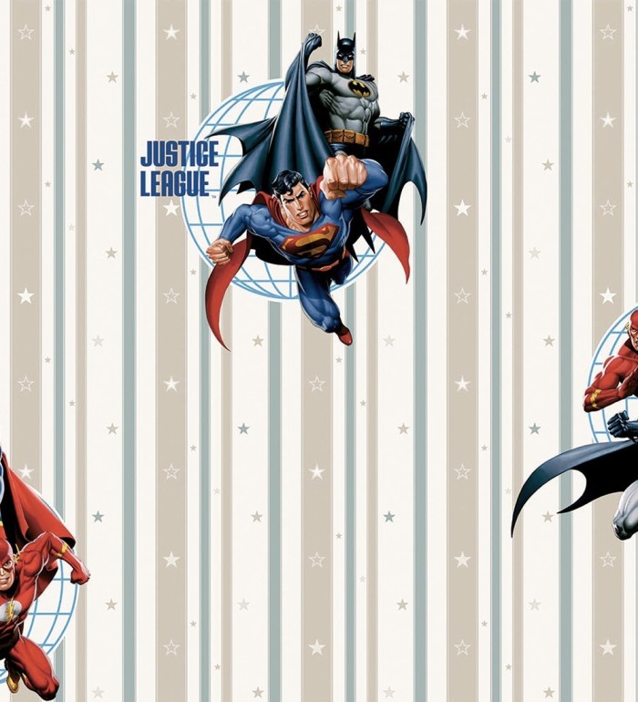 Papel pintado liga de la justicia Warner DC Superman Batman  - Justice League 681525