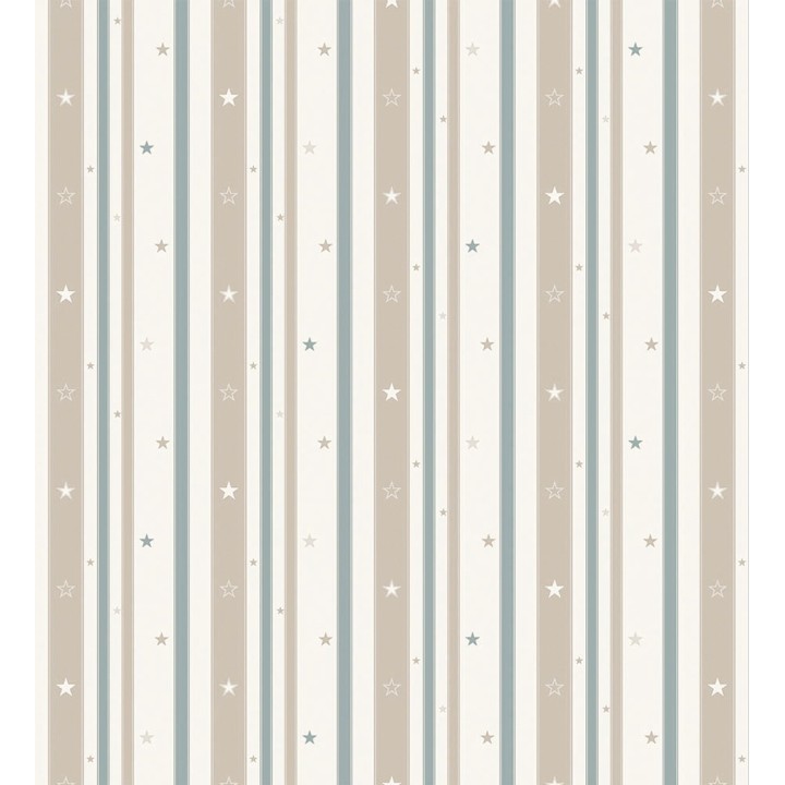 Papel pintado de rayas y estrellas - Justice Stripes 681527