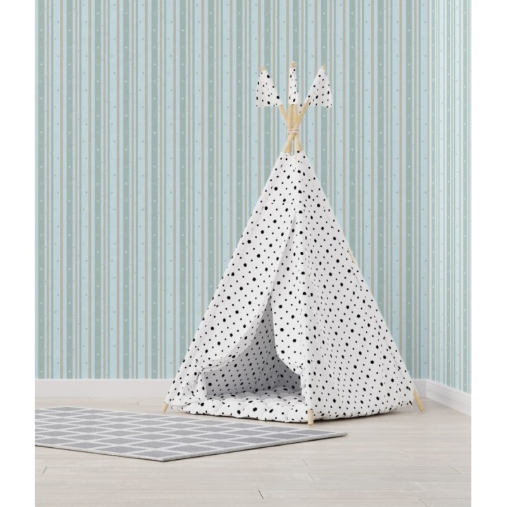 Papel pintado de rayas y estrellas - Justice Stripes 681528