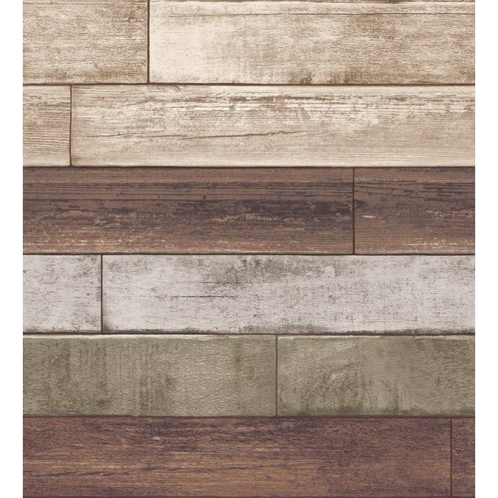 Papel pintado madera rústica Shabby Chic - Viveiro 121304