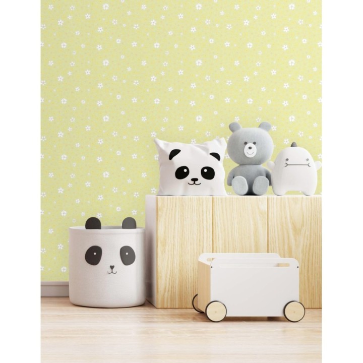 Papel pintado de flores infantiles - Tweety Flowers 681532