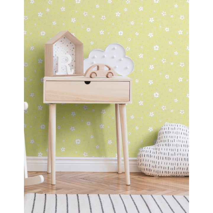 Papel pintado de flores infantiles - Tweety Flowers 681532