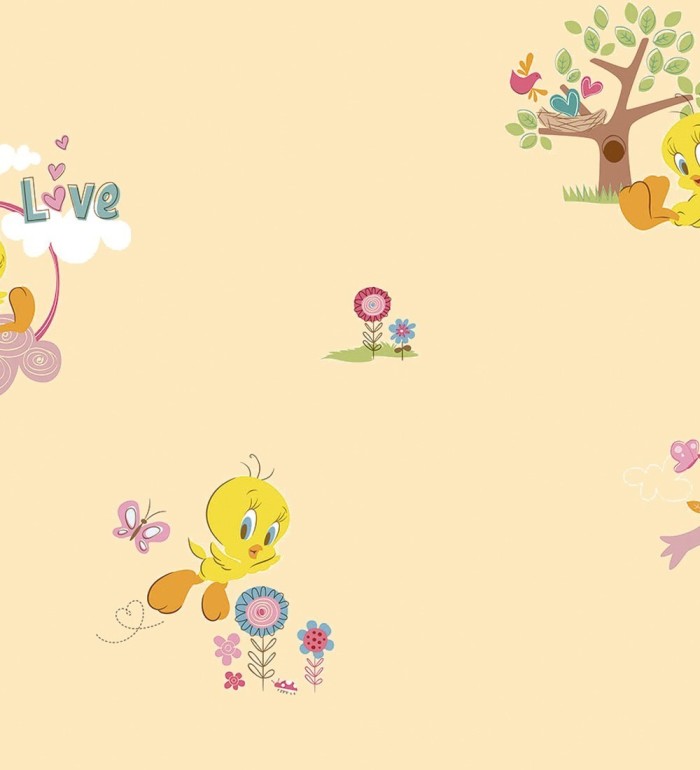 Papel pintado Piolín - Tweety Garden 681533