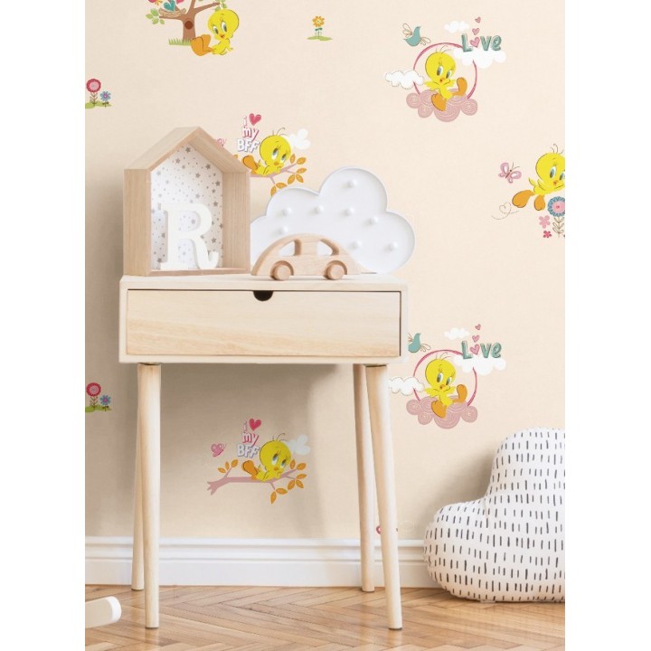 Papel pintado Piolín - Tweety Garden 681534