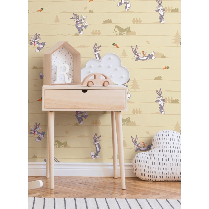 Papel pintado Looney Tunes Bugs Bunny - Bunny Race 681540