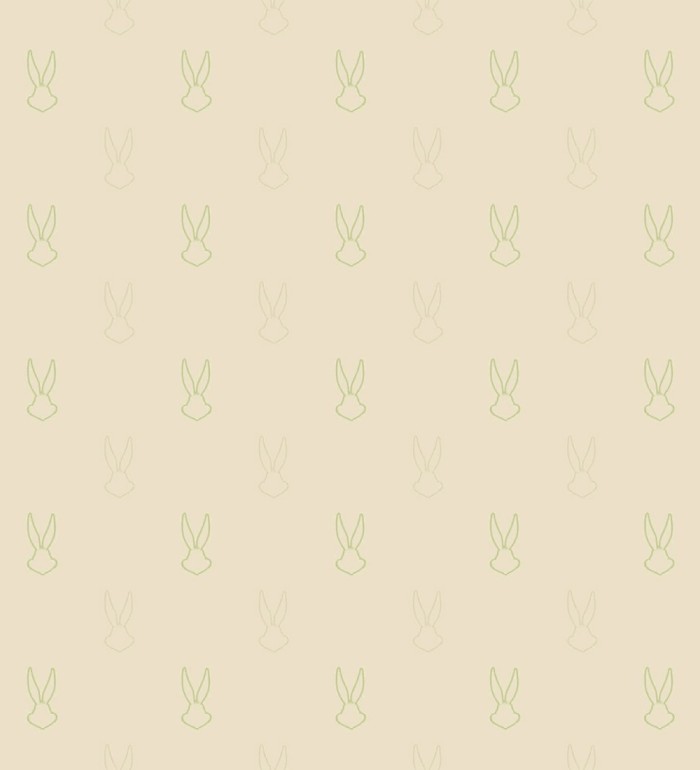 Papel pintado silueta de cabeza Bugs Bunny - Bunny Portrait 681542