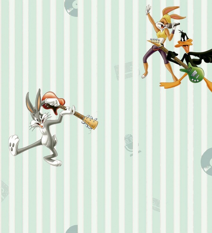 Papel pintado Bugs Bunny Looney Tunes - Bunny Band 681544