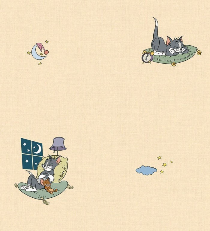 Papel pintado Tom y Jerry dulces sueños - Tom Dreams 681552