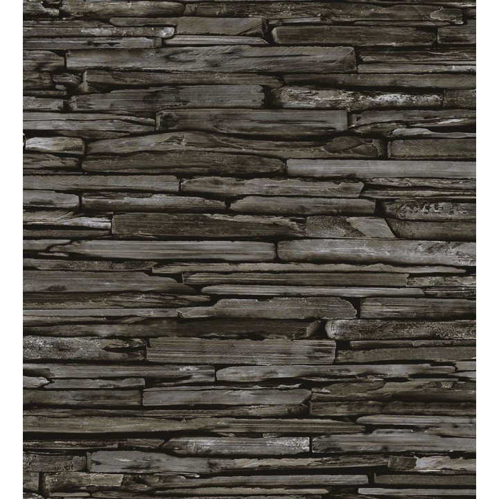 Papel pintado rústico imitación piedra - Argon 121308