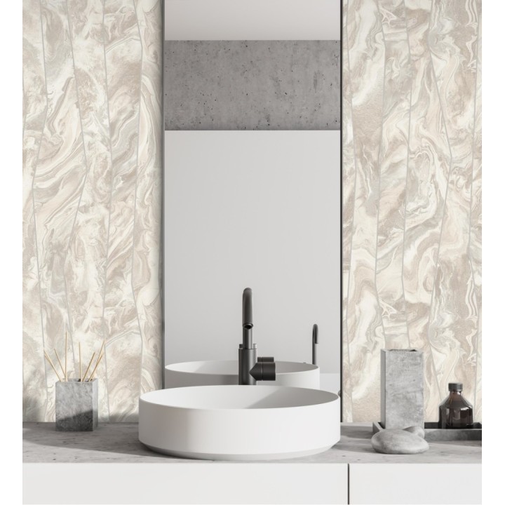 Papel pintado piedra de Ágata con relieves - Ionos Marble 681625