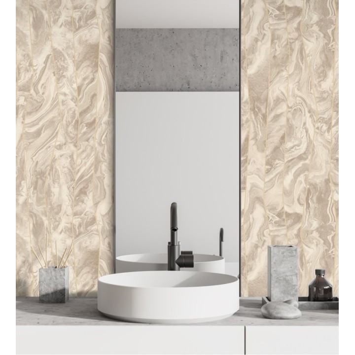 Papel pintado piedra de Ágata con relieves - Ionos Marble 681626