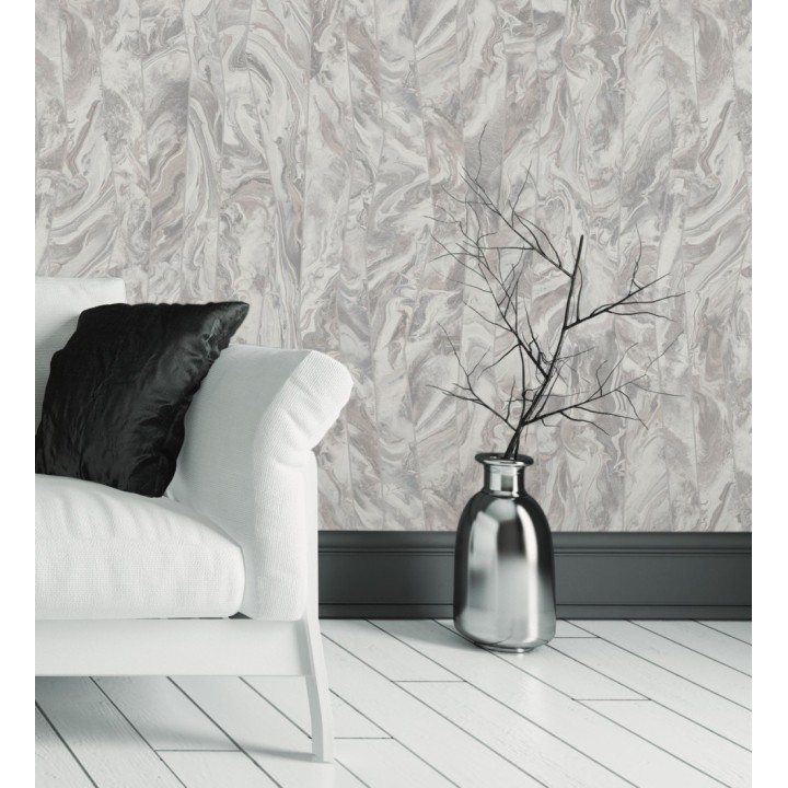 Papel pintado piedra de Ágata con relieves - Ionos Marble 681627