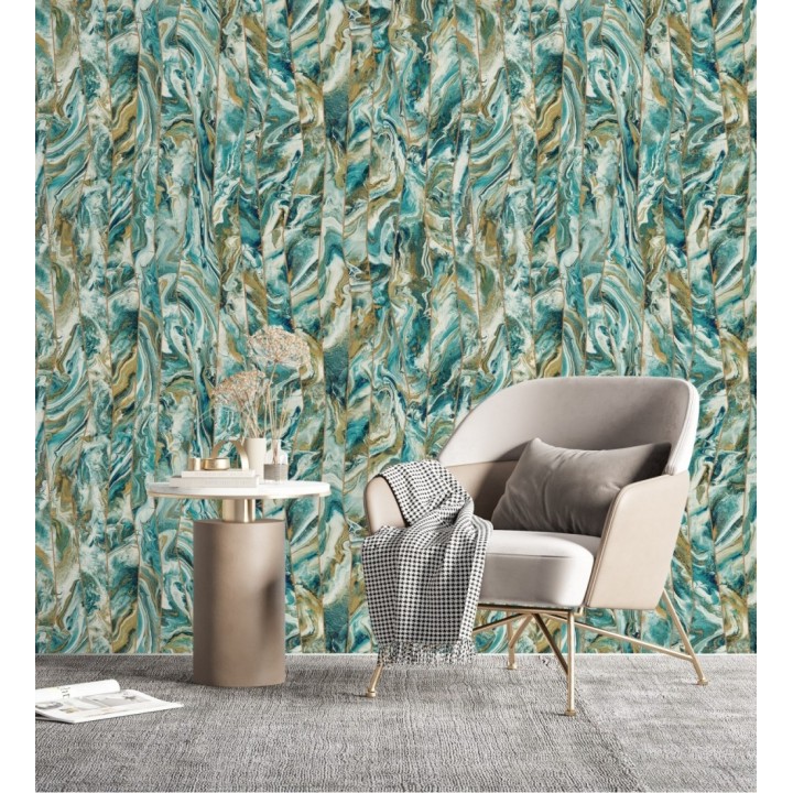 Papel pintado piedra de Ágata con relieves - Ionos Marble 681628