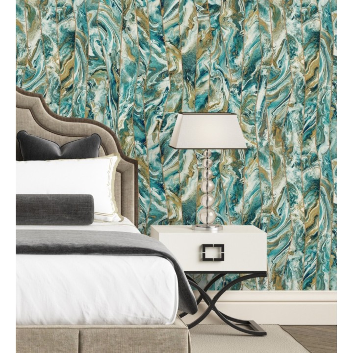 Papel pintado piedra de Ágata con relieves - Ionos Marble 681628