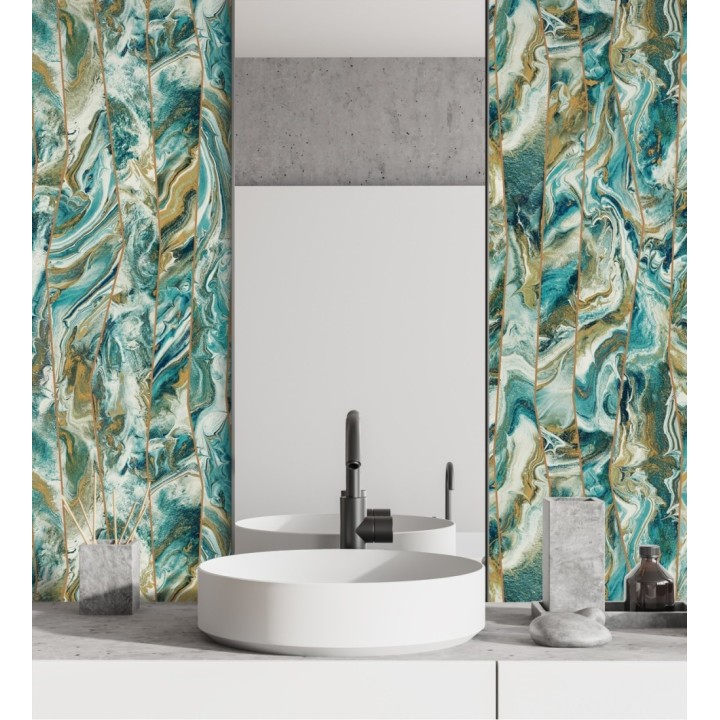 Papel pintado piedra de Ágata con relieves - Ionos Marble 681628