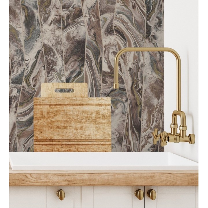 Papel pintado piedra de Ágata con relieves - Ionos Marble 681629