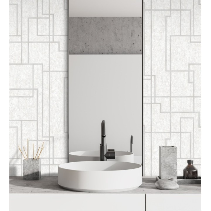 Papel pintado de líneas geométricas modernas - Allure Lines 681630