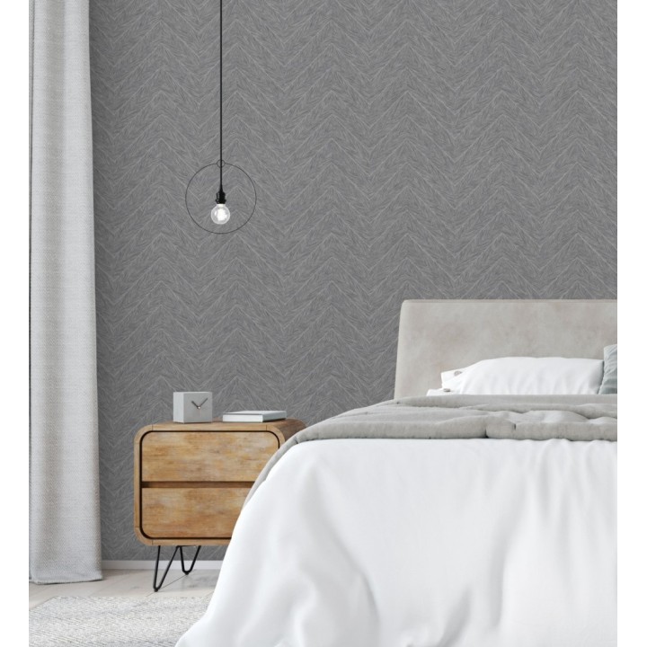 Papel pintado de espigas en relieve con efecto nacarado - Dethon Spike 681645