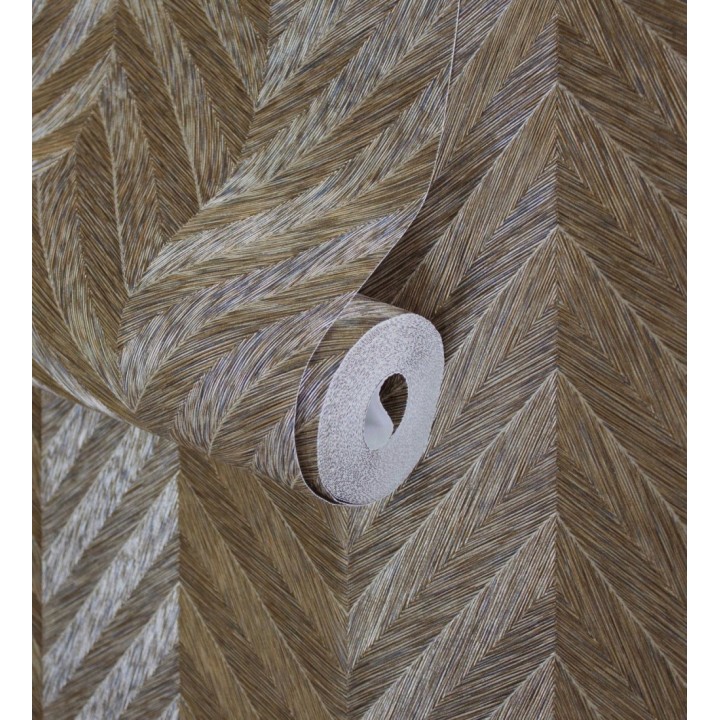 Papel pintado de espigas en relieve con efecto nacarado - Dethon Spike 681646