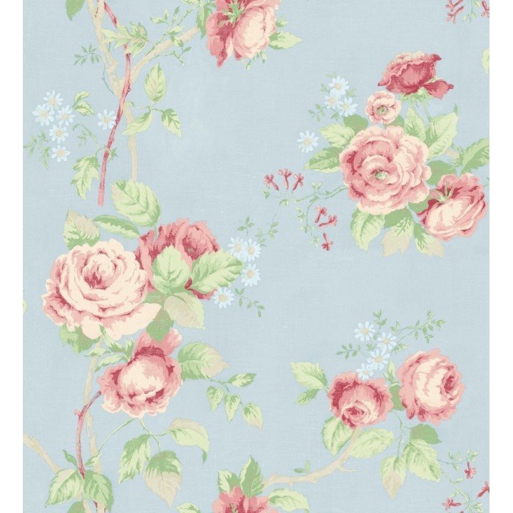 Papel pintado flores vintage vinílico - Danza dei Fiori 121367