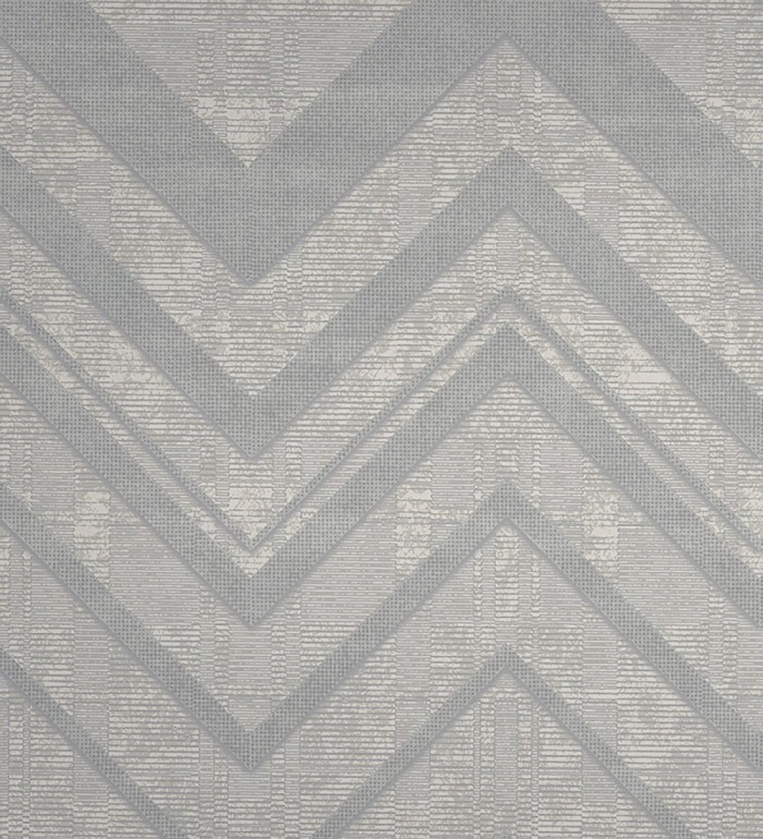 Papel pintado geométrico zig zag texturizado con pequeños destellos - Enzo Spike 681656