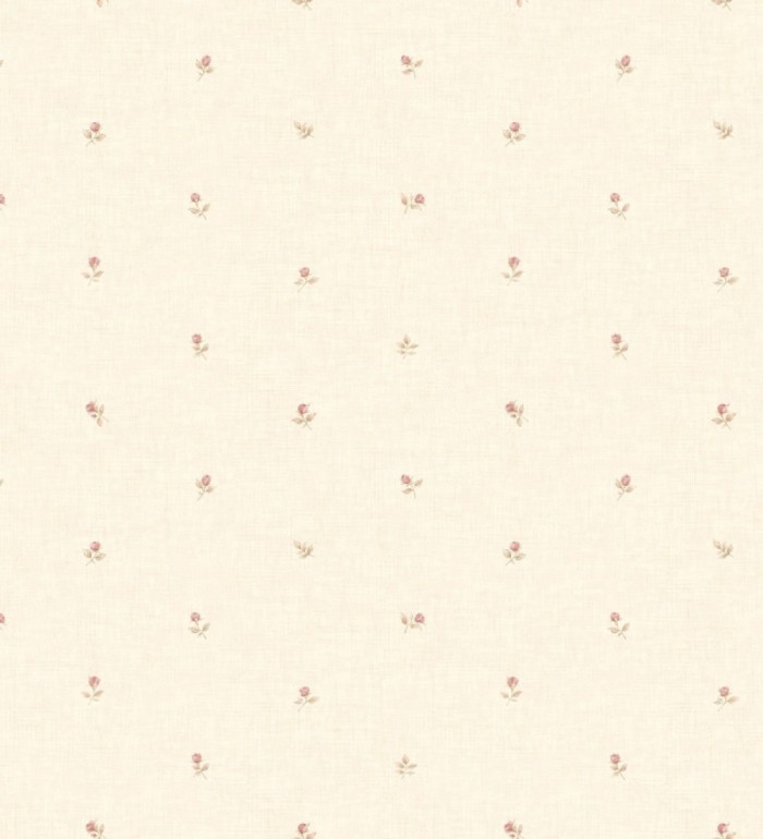 Papel pintado flores pequeñas vintage - Isabella 121369