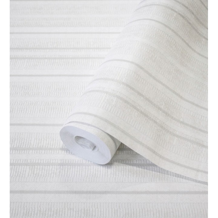 Papel pintado de rayas texturizado con pequeños destellos - Enzo Stripes 681660