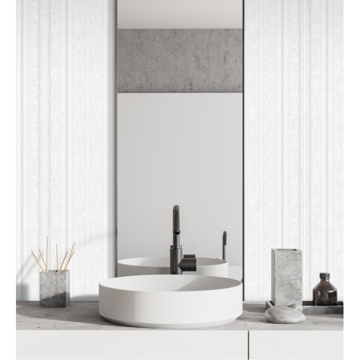 Papel pintado de rayas texturizado con pequeños destellos - Enzo Stripes 681660