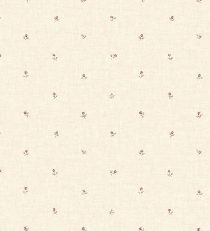 Papel pintado flores pequeñas vintage - Isabella 121370
