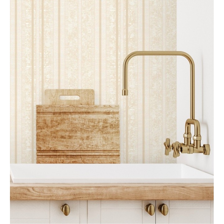 Papel pintado de rayas texturizado con pequeños destellos - Enzo Stripes 681662