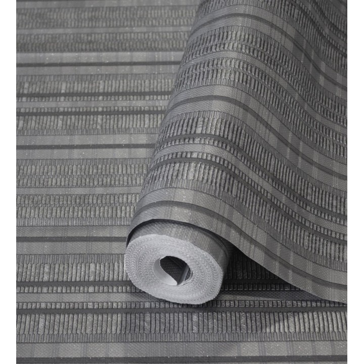 Papel pintado de rayas texturizado con pequeños destellos - Enzo Stripes 681664