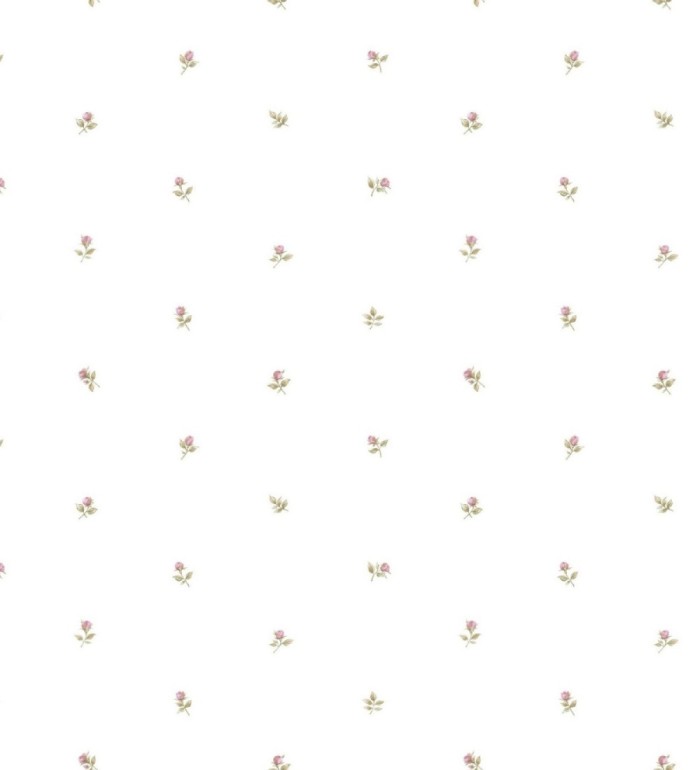 Papel pintado flores pequeñas vintage - Isabella 121373