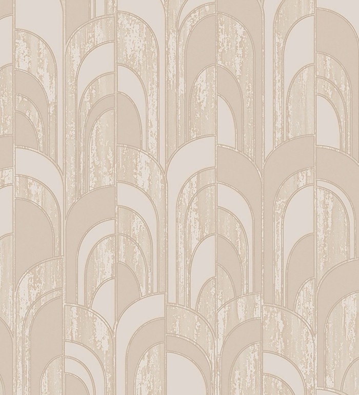 Papel pintado de arcos Art decó texturizados - Bissen Arches 681666