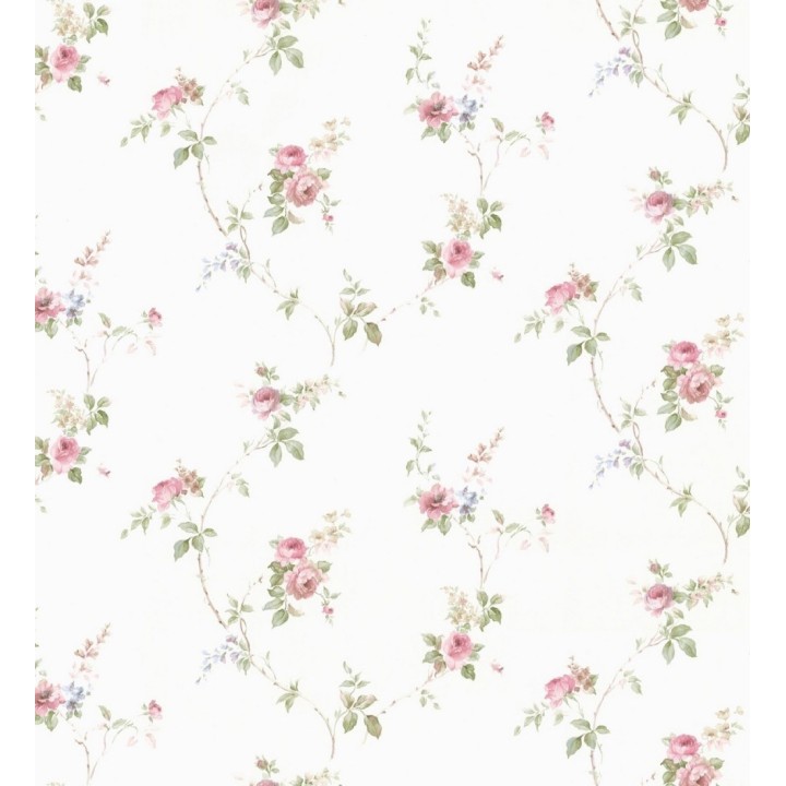 Papel pintado pequeñas flores estilo vintage - Emma Flowers 121375